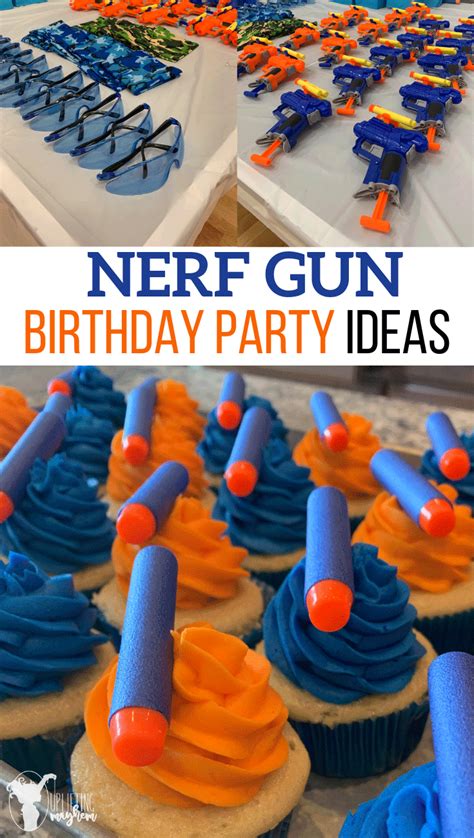 The Ultimate Nerf Gun Birthday Party - Uplifting Mayhem