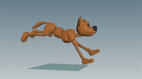 Dog Run Cycle 3D Animation - YouTube