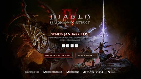 When Does Season of the Construct Begin? Diablo 4 Season 3 Release Date - Wowhead News