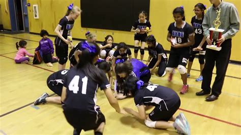 Hyde Middle School 6th Grade Girl's Volleyball Championship Celebration Dec 3, 2015 - YouTube