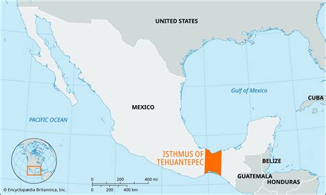 Isthmus of Tehuantepec | Mexico, Map, Location, & History | Britannica