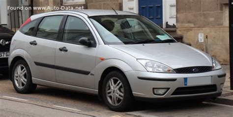 1999 Ford Focus Hatchback I 1.6 16V (100 Hp) | Technical specs, data, fuel consumption, Dimensions