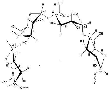 Helical structure of amylose [7]. | Download Scientific Diagram