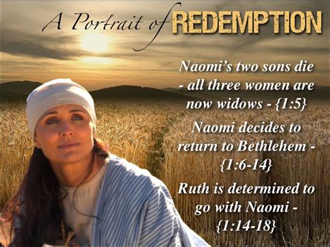 Ruth, A Portrait of Redemption