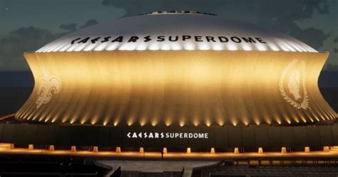 Superdome in New Orleans to be renamed Caesars Superdome