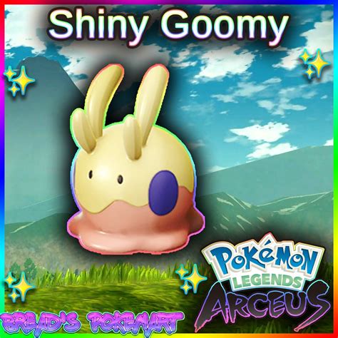 Shiny Goomy alpha best Stats // Pokemon Legends: Arceus // - Etsy