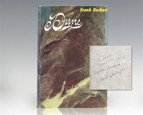 Dune Frank Herbert First Edition Signed Rare Book