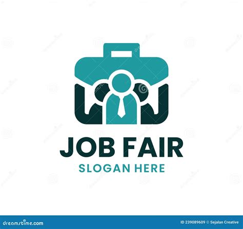 Job Fair Logo stock vector. Illustration of interview - 239089609