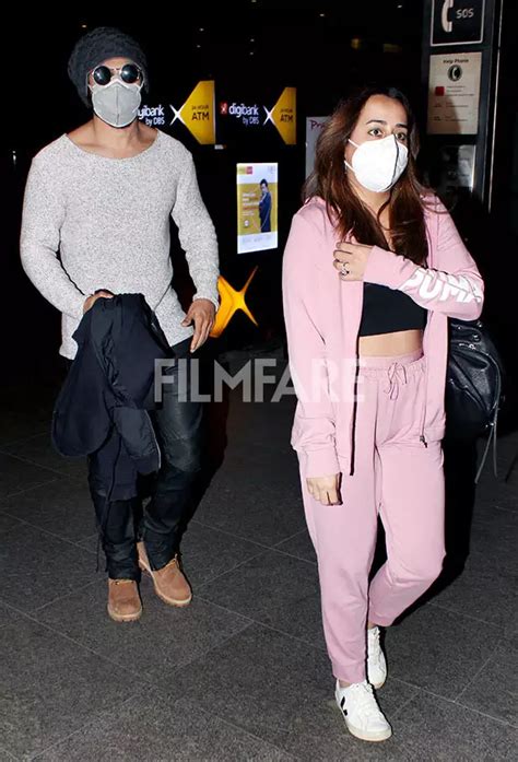 Photos: Varun Dhawan and Natasha Dalal return from Arunachal Pradesh ...