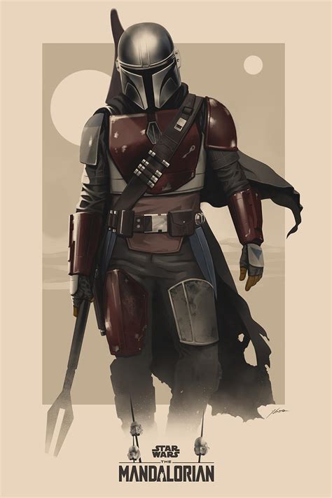 The Mandalorian poster by Yvan Quinet : r/StarWars