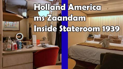 Holland America Zaandam Interior Cabin 1939 - YouTube