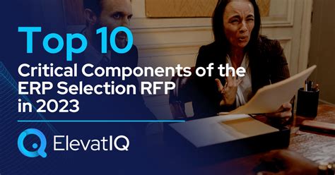 Top 10 Critical Components of the ERP Selection RFP in 2023