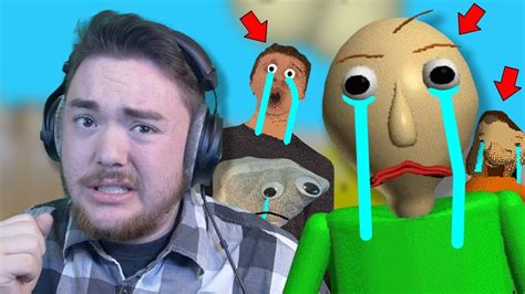 BALDI IS CRYING...why is everyone so sad!?! | Baldi’s Basics (Mods ...