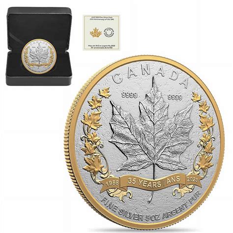 2023 Canada 5 oz Silver Maple 35th Anniversary Coin - Walmart.com