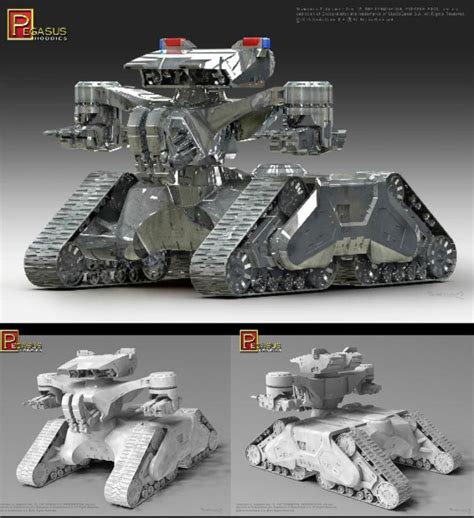 Terminator 2 Hunter Killer Tank--1:32 scale model kit - 9015 - Model Kits - Products