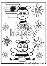 Queen Bee Coloring Page sketch template