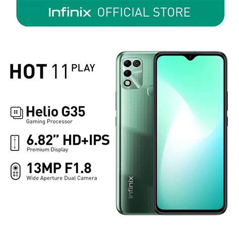 Infinix Hot 11 Play 4GB + 64GB (1 year local warranty) | Shopee Philippines