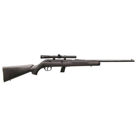 Savage 64 FXP, Semi-Automatic, .22LR, Rimfire, 21" Barrel, 4x15mm Scope, 10+1 Rounds, Left ...