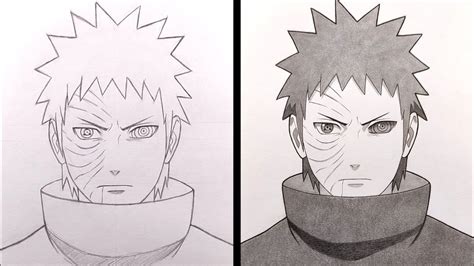 How to Draw Obito Uchiha - Naruto - YouTube