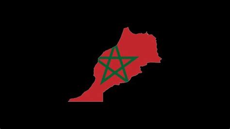 Morocco Flag On Map Morocco Map Stock Footage Video (100% Royalty-free) 1094763451 | Shutterstock