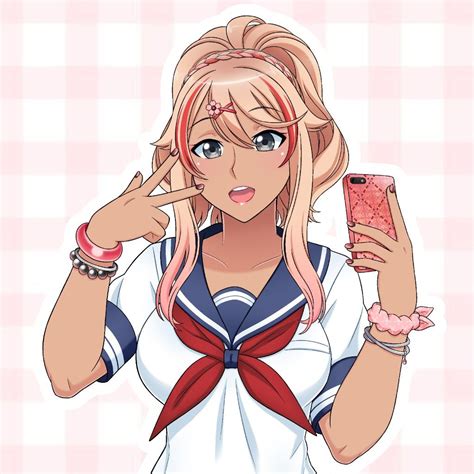 Gyaru Ayano Aishi - Ayano Aishi icon [Yandere Simulator] | Yandere simulator, Yandere simulator ...