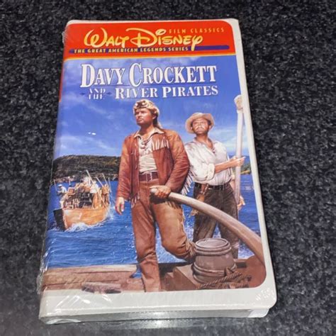VINTAGE DISNEY DAVY Crockett and the River Pirates VHS New & Sealed FREE SHIPP $5.00 - PicClick