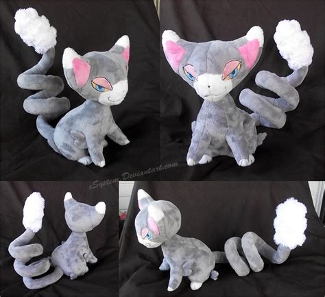 Glameow Plush by xBrittneyJane on DeviantArt