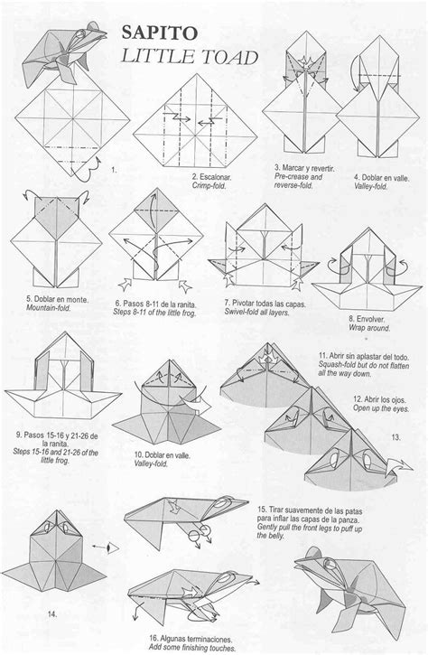 Frog origami by Roman Diaz