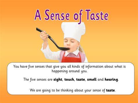 A Sense of Taste Topic | Teaching Resources