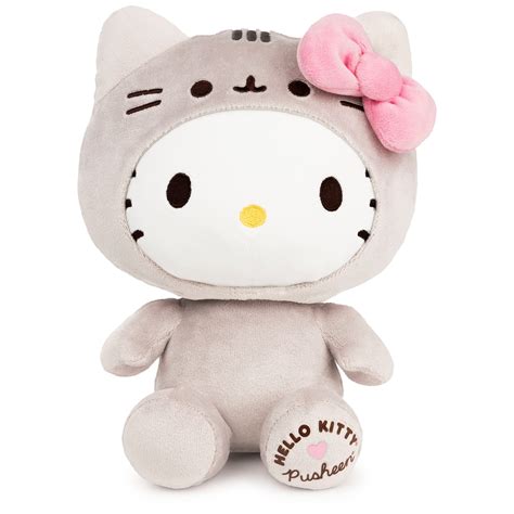 Buy D Hello Kitty x Pusheen Stuffed Animal Hello Kitty Costume Plush, 9 ...