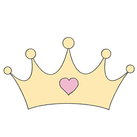 How to Draw a Princess Crown - Easy Drawing Tutorial For Kids