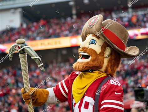 49ers Mascot Sourdough Sam Fires Crowd Editorial Stock Photo - Stock ...