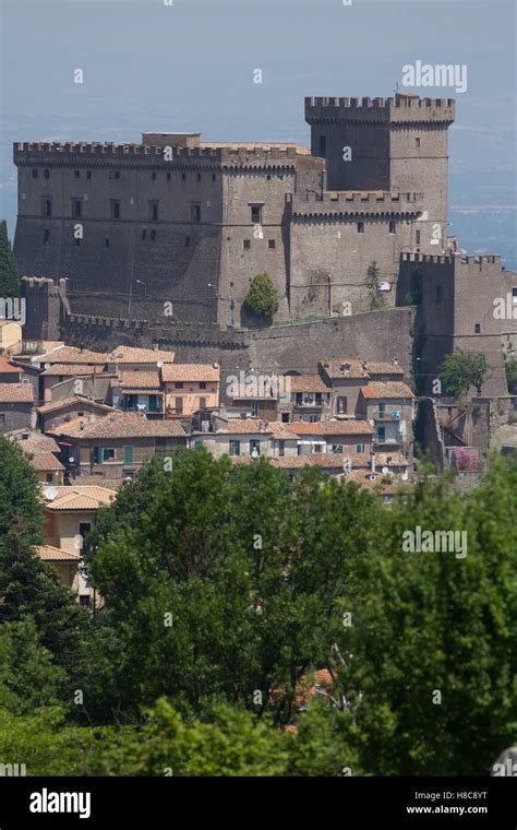 soriano nel cimino castle belonged to the orsini family Stock Photo - Alamy