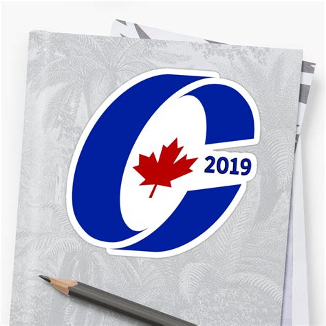 "Conservative Party of Canada 2019 Logo" Sticker by Spacestuffplus ...