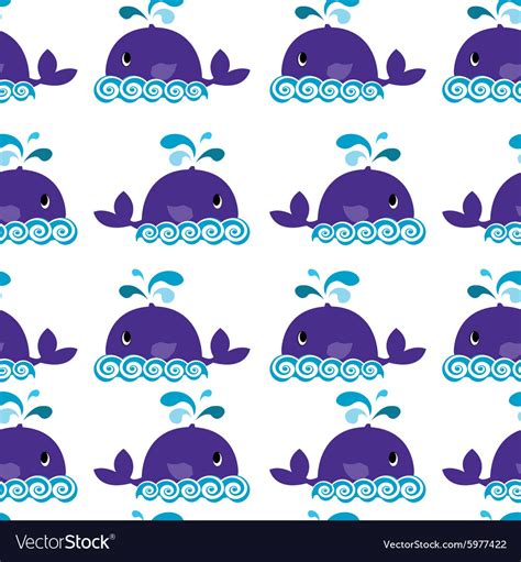 Whale on a white background Royalty Free Vector Image