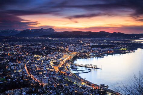 View over Bregenz, Austria