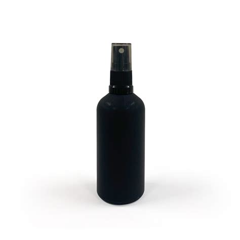 100ml Glass Spray Bottle – Matte Black + Black Nozzle - Luxury Candle ...