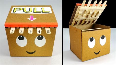 How To Make Popsicle Sticks Safe Box With Secret Lock | How To Make Pers... | Escape room ...