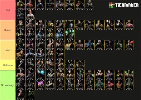 MK Mobile All Gold Cards Tier List (Community Rankings) - TierMaker