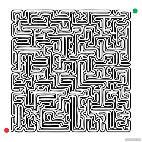 Hardest Maze Printable