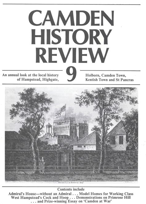 Camden History Review 9 — Camden History Society