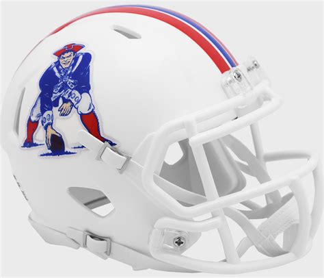 Buy NFL New England Patriots 1982-1989 SPEED Mini Throwback Helmet ...