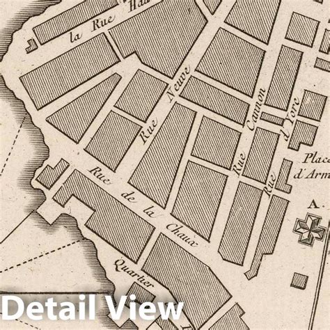 Historic Map : Jamaica , Port Royal (Jamaica), 1764 Plan de la ville de Port Royal. , Vintage ...