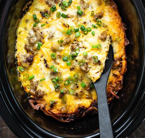 Crockpot Breakfast Casserole - Great for Meal Prep!