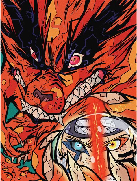 Naruto: 10 Great Pieces Of Kurama Fan Art