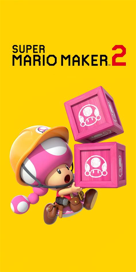 2K free download | Builder Toadette, maker, mario, nintendo, super, super mario maker 2, HD ...