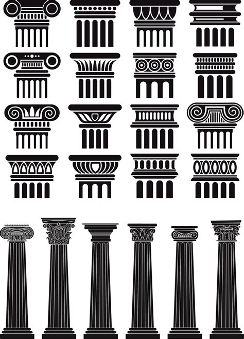 Greek Pillar Drawing - 3d Model Of Parthenon Temple Acropolis | Driskulin