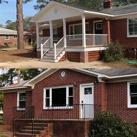 1950s Ranch Style Home with Renovated Front Porch