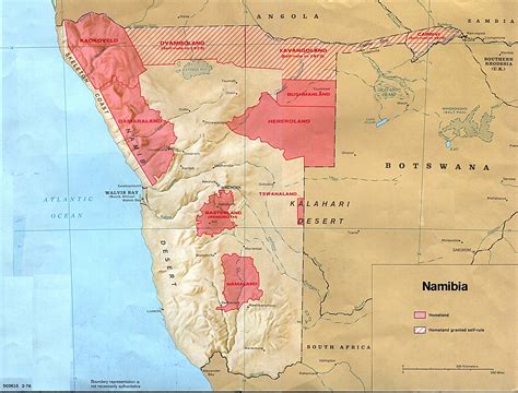 Namibia Maps - Perry-Castañeda Map Collection - UT Library Online