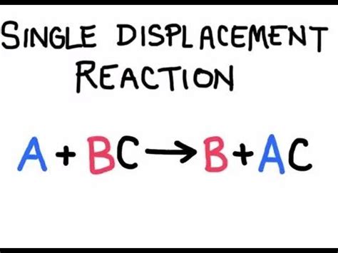 Single Replacement Reaction Equations - Tessshebaylo